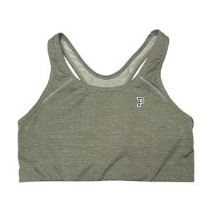 PINK Victoria’s Secret Ultimate Unlined Racerback Sports Bra Logo Light Green M
